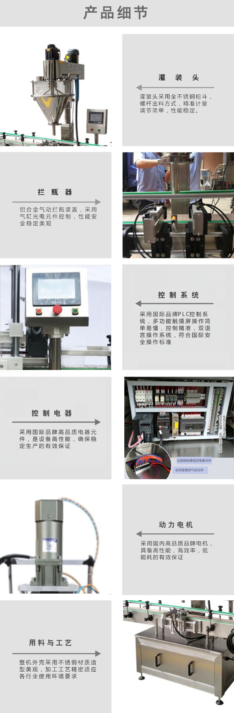 小型定量粉劑灌裝機細節
